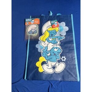 The Smurfs Smurfit reusable grocery/shopping bag & 2 pk Car Air freshener New